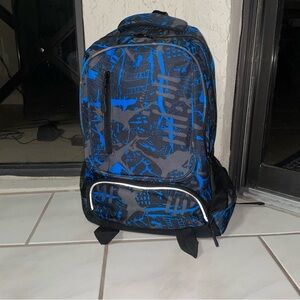 Stylish Blue and Black Men's Backpack